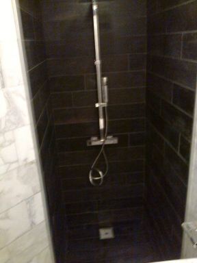nieuwe douche in bestaande badkamer