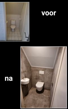 Toiletrenovatie te Emmercompascuum