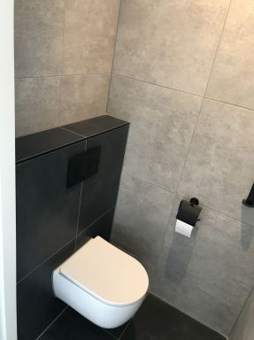 Toilet en badkamer verbouwing Oude-Tonge 