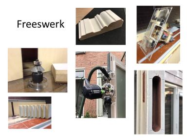 Freeswerk hout, omgeving Arnhem en Nijmegen