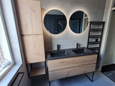 Eind resultaat badkamer renovatie Zevenbergen
