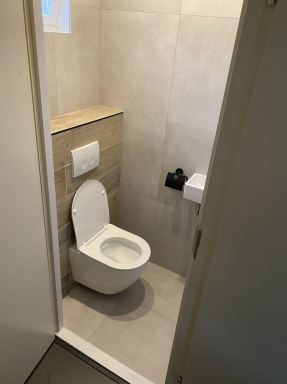 Renovatie badkamer en toilet in Dronten