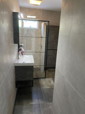 Badkamer en toilet renovatie in Dronten