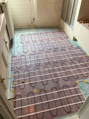 Elektrische vloerverwarming badkamer Assen