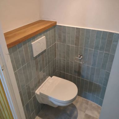 Toilet renovatie te Voorburg